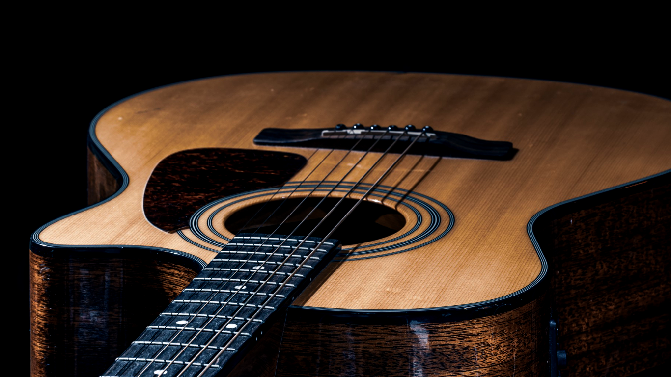 Violão com cordas de aço, para dar dicas sobre como comprar