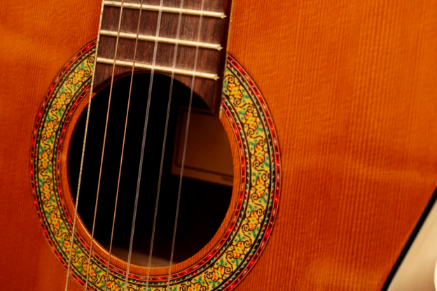Violão com encordoamento de nylon